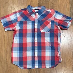 Columbia Sportswear Men’s Plaid Short Sleeve Button-Up Shirt